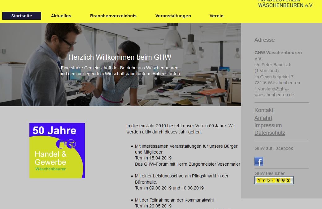 Wahl zum GHW Vorstand