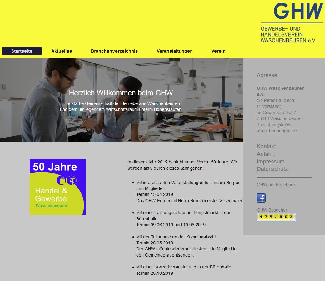 Wahl zum GHW Vorstand